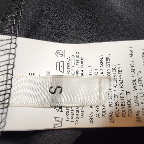 Dixie skirt embroidered chiffon full black size 6/8 - Picture 9 of 12